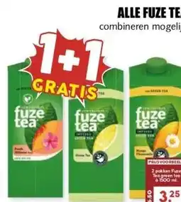 MCD Supermarkt ALLE FUZE TEA aanbieding