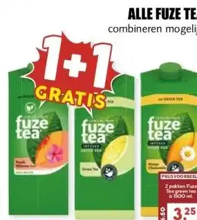 MCD Supermarkt ALLE FUZE TEA aanbieding