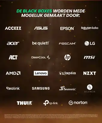 Paradigit De black boxes worden mede mogelijk gemaakt door: aanbieding