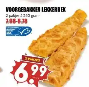 MCD Supermarkt VOORGEBAKKEN LEKKERBEK aanbieding