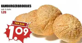 MCD Supermarkt HAMBURGERBROODJES aanbieding