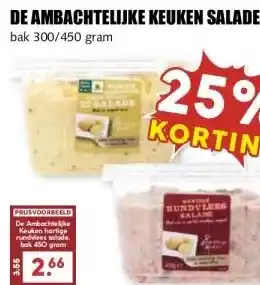 MCD Supermarkt DE AMBACHTELIJKE KEUKEN SALADES aanbieding