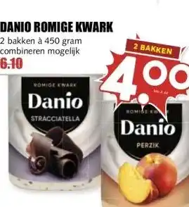MCD Supermarkt DANIO ROMIGE KWARK aanbieding