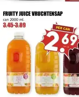 MCD Supermarkt FRUITY JUICE VRUCHTENSAP aanbieding