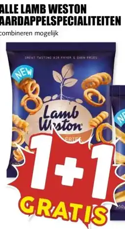 MCD Supermarkt ALLE LAMB WESTON AARDAPPELSPECIALITEITEN aanbieding