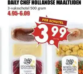 MCD Supermarkt DAILY CHEF HOLLANDSE MAALTIJDEN aanbieding