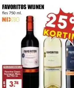 MCD Supermarkt FAVORITOS WIJNEN aanbieding