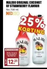 MCD Supermarkt MALIBU ORIGINAL COCONUT OF STRAWBERRY FLAVOUR aanbieding