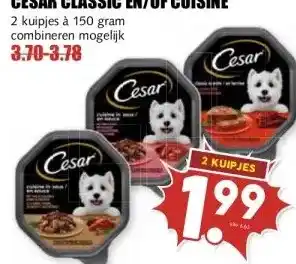MCD Supermarkt CESAR CLASSIC EN/OF CUISINE aanbieding