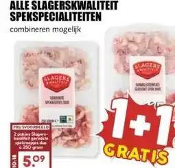 MCD Supermarkt ALLE SLAGERSKWALITEIT SPEKSPECIALITEITEN aanbieding