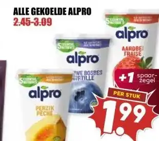 MCD Supermarkt ALLE GEKOELDE ALPRO aanbieding