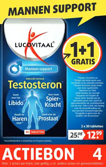 Lucovitaal MANNEN SUPPORT aanbieding