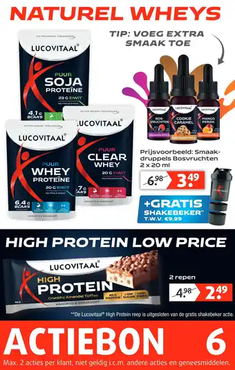 Lucovitaal NATUREL WHEYS aanbieding