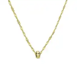 Lucardi 9 karaat ketting met lucky ring voor dames aanbieding