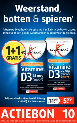 Lucovitaal Vitamine D3 aanbieding