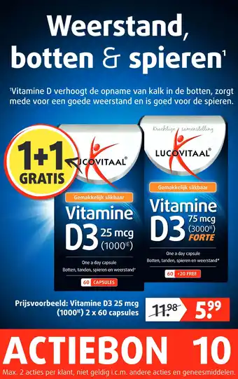 Lucovitaal Vitamine D3 aanbieding