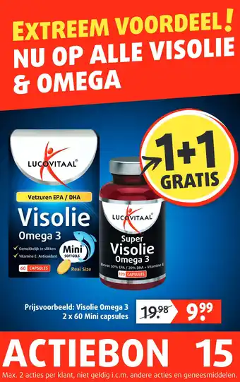 Lucovitaal Visolie Omega 3 aanbieding