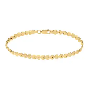 Lucardi Zilveren goldplated schakelarmband voor dames aanbieding