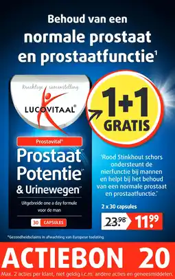 Lucovitaal Prostaat Potentie & Urinewegen aanbieding
