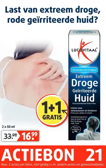 Lucovitaal Extreem Droge Geïrriteerde Huid aanbieding