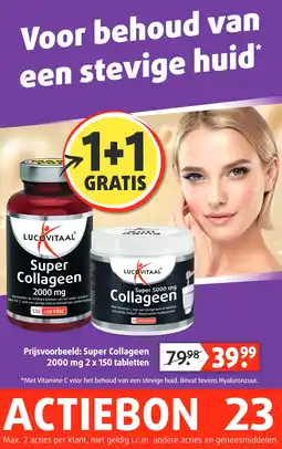 Lucovitaal Super Collageen 2000 mg aanbieding
