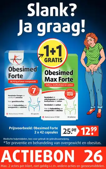Lucovitaal Obesimed Forte aanbieding