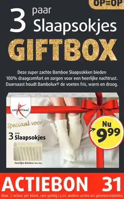 Lucovitaal 3 paar Slaapsokjes GIFTBOX aanbieding