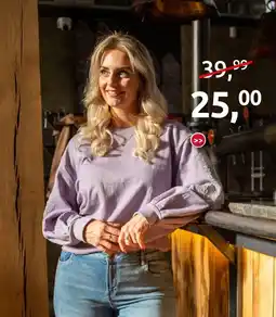 Jola Mode SWEATER LILA aanbieding