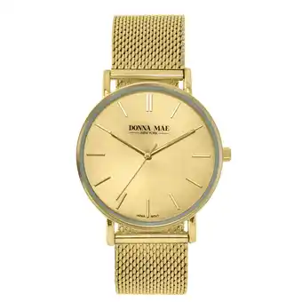 Lucardi Donna Mae Dames Horloge Goudkleurig aanbieding