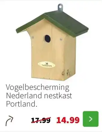 Vogelbescherming Nederland nestkast Portland