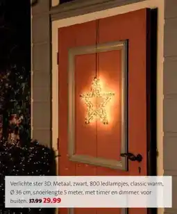 Intratuin Verlichte ster 3D. aanbieding