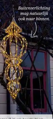 Intratuin Verlichte kroonluchter. aanbieding