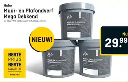 Hubo Hubo Muur- en Plafondverf Mega Dekkend aanbieding
