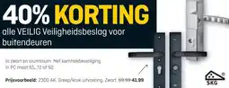 Hubo alle VEILIG Veiligheidsbeslag voor buitendeuren aanbieding