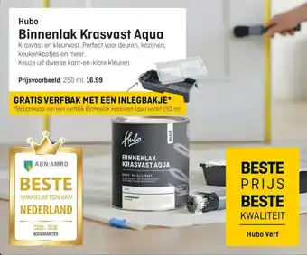 Hubo Hubo Binnenlak Krasvast Aqua aanbieding