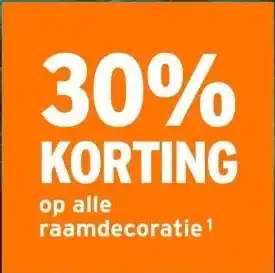 GAMMA op alle raamdecoratie aanbieding