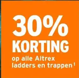 GAMMA op alle Altrex ladders en trappen aanbieding