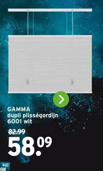 GAMMA GAMMA dupli plisségordijn aanbieding