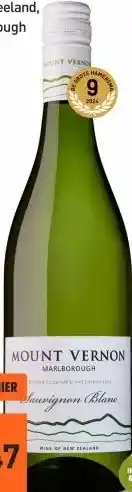 Gall & Gall Mount Vernon Sauvignon Blanc 75CL aanbieding
