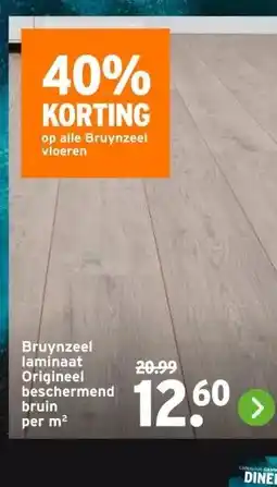 GAMMA Bruynzeel laminaat Origineel beschermend bruin aanbieding