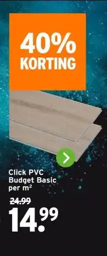 GAMMA Click PVC Budget Basic aanbieding