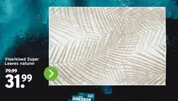 GAMMA Vloerkleed Super Leaves naturel aanbieding