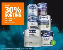 GAMMA alle verf en beits aanbieding