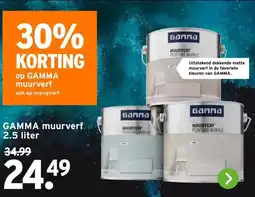 GAMMA GAMMA muurverf aanbieding