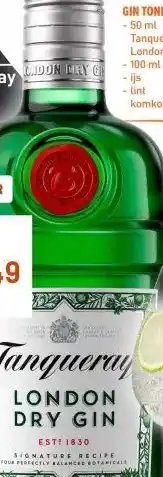 Gall & Gall Tanqueray London Dry 70CL aanbieding