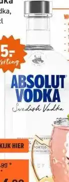 Gall & Gall Absolut Vodka 70CL aanbieding