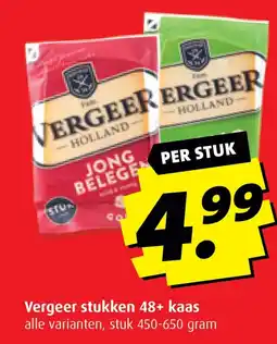 Boni Vergeer stukken 48+ kaas aanbieding