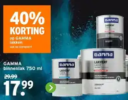 GAMMA GAMMA binnenlak aanbieding
