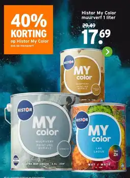 GAMMA Histor My Color muurverf aanbieding
