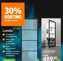 GAMMA Lundia binnendeur Lumen En 1C03 aanbieding